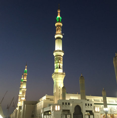 Masjid Nawbawi Mineret